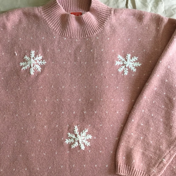 Women’s Tunic Snowflake Pullover Sweater Size Large - Picture 2 of 12